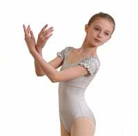 Costume de jazz à manches longues en tissu spandex pour filles