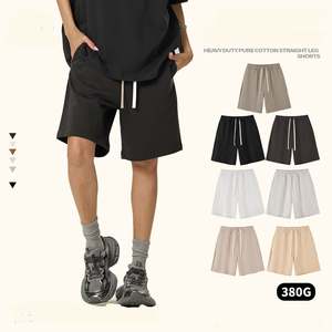 2025 Hot <strong>Sale</strong> <strong>Men's</strong> Summer <strong>Shorts</strong> Print Logo 100% Cotton Breathable Oversize Heavyweight Gym <strong>Shorts</strong> for <strong>Men</strong> - Product Image 1