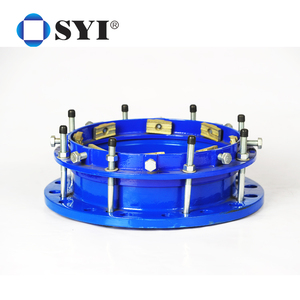 Adaptadores Compactos con Brida de Hierro Dúctil Galvanizado SYI para Tuberías de PE, 16 <span class=keywords><strong>Bar</strong></span>/250 PSI, Uso Agrícola y de Construcción - Product Image 2