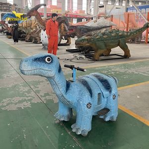 Dinosaurio Animatrónico Interactivo de Fibra de Vidrio para Montar, Operado con Monedas, para Uso en Interiores/Exteriores en Centros Comerciales y Parques de Aventuras - Product Image 2