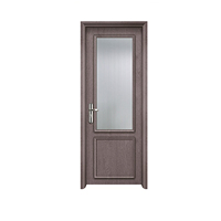 Moyen-Orient moderne PVC forgé porte intérieure étanche ignifuge pour cuisine Villas supermarchés minimaliste ferme vente chaude