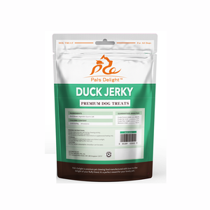 Pal's Delight OEM Wet Duck Jerky Strips Grain-Free High-Protein Healthy Premium Dog Treats a base de carne - Product Image 6