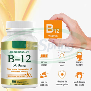 VitaSpring OEM <strong>Tablet</strong> <strong>Vitamins</strong> And Supplements Vegan <strong>Vitamin</strong> B1 B6 <strong>B12</strong> <strong>Tablet</strong> Pills 5000mcg <strong>Vitamin</strong> <strong>B12</strong> <strong>Tablets</strong> - Product Image 3