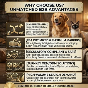 Complément OEM Vitalité Animaux pour Chiens et Chats – Capsules Énergie et Concentration, Clarté Cognitive – Formule Vétérinaire Marque Privée – Direct Usine - Product Image 5