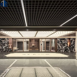 Rejilla de Techo Suspendido de Aluminio de Clase Industrial Moderna FangfeiMeier, Perforada, Transparente, Impermeable e Ignífuga - Product Image 3