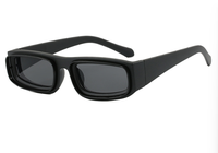 Lunettes de soleil carrées à monture étroite Bettega, nouveau style transfrontalier d'Europe et d'Amérique, design unique à double anneau, tendance