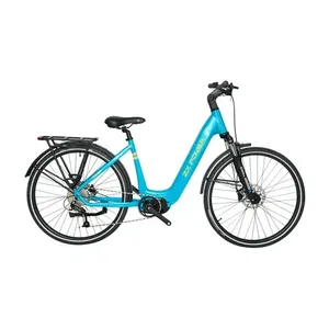 Vélo tout-terrain léger pour femme, usage quotidien urbain, cadre en aluminium, moteur avant, roues de 28 pouces - Offre Spéciale - Product Image 1