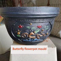 Nouveaux grands moules en plastique ABS préfabriqués de style européen, robustes et durables, pour pots de fleurs, moulage de béton, plantes et bonsaïs