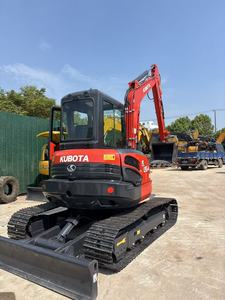 รถขุดขนาดเล็ก Kubota U55-4 มือสองจากญี่ปุ่นแท้ น้ำหนัก 5.5 ตัน แบบ Zero Tail Swing รถขุดไฮดรอลิกขนาดเล็ก สภาพดี ขาย - Product Image 3