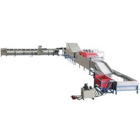 Fushi Industriële Vers Plantaardig Fruit Reinigingsdroogmachine Lijn