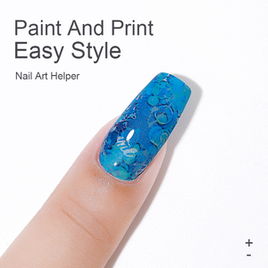 Papel de Transferencia para Uñas AS de 15 ml, Esmalte de Gel, Secado Rápido con Luz LED UV, Pegamento para Calcomanías de Estrellas, Gel de Estampado para Arte de Uñas - Product Image 4