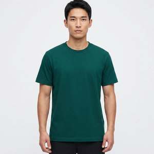เสื้อยืดผู้ชายผ้าฝ้ายเมอร์เซอไรซ์พรีเมียม สัมผัสนุ่มดุจผ้าไหม สกรีนโลโก้ได้ตามต้องการ แขนสั้น สไตล์ลำลอง รับผลิตแบบ OEM ขายส่ง - Product Image 1