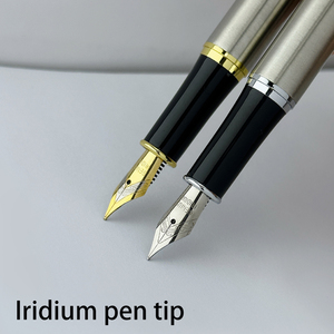 SEAPEN <span class=keywords><strong>Penna</strong></span> <span class=keywords><strong>Stilografica</strong></span> di Lusso Nera per Studenti/Ufficio, Alta Qualità in Metallo, Punta in Acciaio Inossidabile Personalizzabile, Logo Personalizzabile - Product Image 3