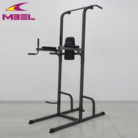 Tour de musculation multifonction réglable, rack pour haltères, station de dips, barre de traction, acier, entraînement sportif à domicile, divertissement