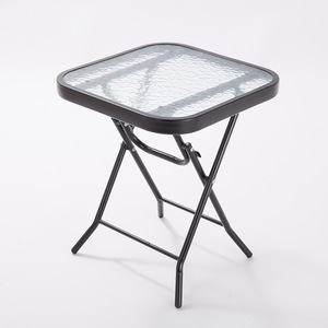 طاولة زجاجية قابلة للطي للحدائق والشرفات والنزهات الخارجية - Product Image 2
