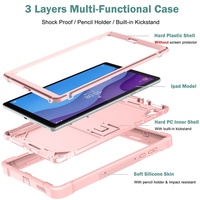 Casing Tablet portabel 10.1 inci kustom untuk Lenovo Tab M10 HD casing Bumper plastik penyangga tidak terlihat TPU PC keras