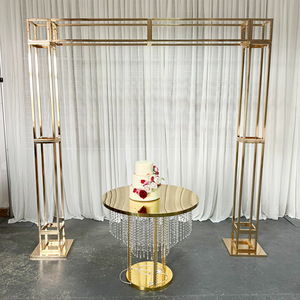 Supporto per Sfondo Fotografico Resistente con Cornice Dorata per Decorazioni <span class=keywords><strong>di</strong></span> Eventi, Feste, Matrimoni e Fondali in Rete - Product Image 5