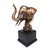 Statue de trophée d'éléphant en résine Weivista, sculpture d'art abstrait