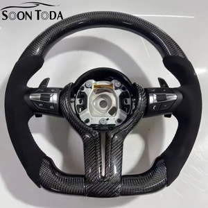 Volant personnalisé en fibre de carbone et Alcantara pour <span class=keywords><strong>BMW</strong></span> M2 M3 M4 M2 F87 M5 F90 X3M F97 F10 F30 F85 - Product Image 1