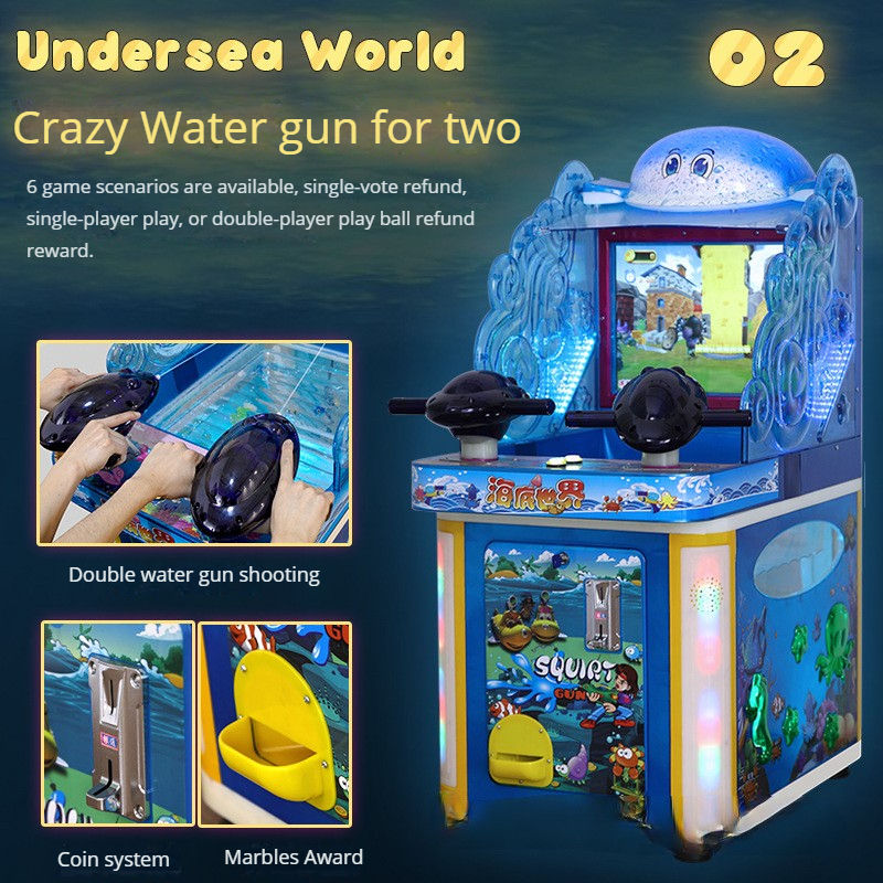 Agua de tiro de dos personas