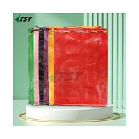MOHREN in NETZSACKE Sacos De Verde Paprika Mesh Bag Tubular Mesh Bag mit individuellem Kordel zug zum Verpacken von Gemüse und Obst