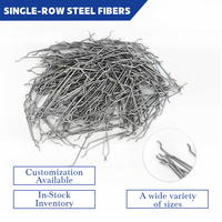 Fibres microscopiques en acier à haute résistance à la traction pour le renforcement du béton haute performance, remplacement des barres d'armature