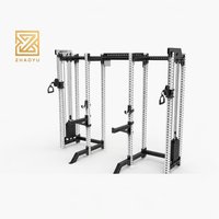 Máquina Smith Multifuncional ZY con Cable Crossover y Power Rack para Gimnasios Comerciales