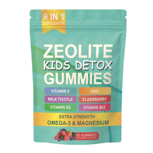 Sıcak satış 9-in-1 zeolit sakızlı çocuk detoks Lingo Vitamin çinko Mineral takviyesi ile çocuk detoks Gummies bağışıklık ve sağlık için - Product Image 1