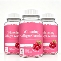 Gummies de beauté blanchissantes de haute qualité avec collagène blanchissant et bonbons gélifiés au collagène saveur fruitée pour femmes