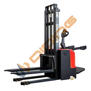 2.0 Ton Stand-On Drive Electric Pallet Truck Stacker With Adjustable Legs