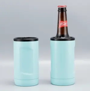 OEM/ODM Customizable Water Can Double Wall Cans ECO Friendly Material Stainless Steel Can Cooler For Beverage