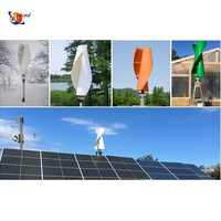 Micro éolienne verticale CE MPPT à faible régime sans bruit 380v 220V 10000w à axe pour usage domestique/éolienne verticale 5000W 5KW pour la maison