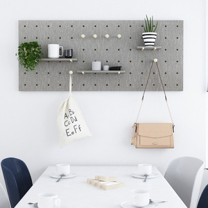 Custom Solid Wood Perforated Arched <b>Wall</b> <b>Shelf</b> For Storage Display Rack Living Room <b>Wall</b> <b>Mounted</b> Irregular Shape - Product Image 4