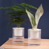 Ruipu Nieuwe Verdikte Pp Materiaal Indoor Witte Spiraal Pot De Fleur Exterieur Ontwerp Zelf-Absorberende Bloempot