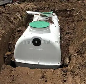 FRP GRP fiberglas septik sistemi su tankı kompozit tuvalet tankı Fiber su tutma tankı 500 L 1000 L 1500 L 2000 L 2500 L