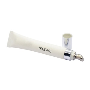 Envase Reciclable para Crema de Ojos y Bálsamo Labial, Aplicador Metálico, Tubos Exprimibles de 15g para Brillo Labial y Crema de Ojos - Product Image 1