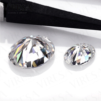 Viresa Toptan 0.5ct 1ct 2ct 3ct Oval Kesim Gevşek Mozanit Taşı DEF Berraklık VVS1 Sertifikalı Mozanit Elmas