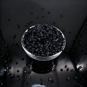 RECYCLED PA66 GF25 25% Glass Reinforced Nylon 66 Black <b>Plastic</b> <b>Pellets</b>-Injection Molding Grade for Automotive Parts - Product Image 1