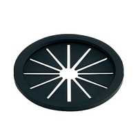 Passe-câble en caoutchouc protecteur de fils, double face, à 8 fentes, avec boucle à pression, en plastique ABS rigide, pour bureau, mobilier et armoire