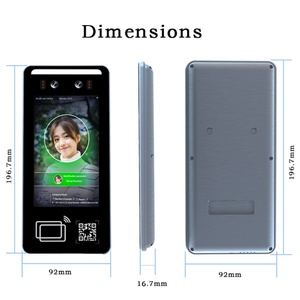 Système de contrôle d'accès par reconnaissance faciale Tendcent, reconnaissance biométrique du visage et lecteur de cartes NFC avec code QR, prise en charge OEM - Product Image 3