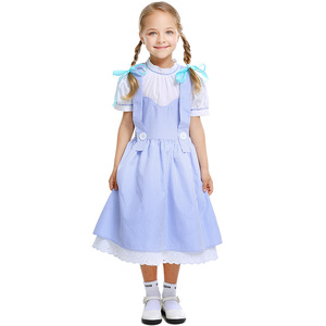 Enfants magicien d'Oz robe Halloween nouveau livre <span class=keywords><strong>semaine</strong></span> jour tenue enfant en bas âge filles Dorothy Costume - Product Image 2
