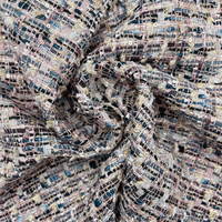 Offre Spéciale Vêtement Personnalisable Acrylique Polyester Fantaisie Fils Doux Élégant Hiver Tweed Tissu Pour Costume Uniforme