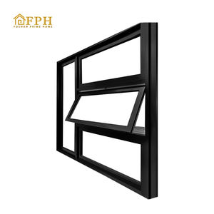 Perfil de aislamiento térmico de alta seguridad Vidrio de aluminio Ventanas de aluminio de <span class=keywords><strong>3</strong></span> <span class=keywords><strong>hojas</strong></span> Combinación de toldo y <span class=keywords><strong>ventana</strong></span> de imagen - Product Image 3