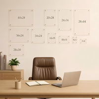 Support publicitaire mural personnalisé en acrylique imprimé pour diverses occasions, avec image, texte, couleur et taille personnalisables, et quincaillerie de fixation