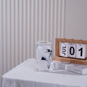 Acrylic <b>Vase</b> Set Minimalist Design For Home Decor Gift Housewarming - Product Image 3