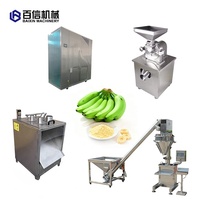 Kwaliteitsborging RVS Plantain Groente Fruit Poeder Verwerkingsmachine Automatisch Hoge Efficiëntie 200kg/u CE