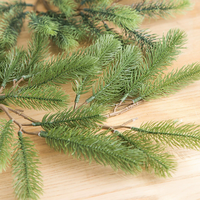 HB-201 guirlande de noël vignes vertes décoration PE feuille verdure pin guirlande