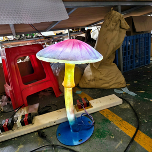 Wholesale Waterproof Led Mushroom Family Of Five <b>Light</b> Frp Glowing Motif Lamp For Plaza Landscape Decoration - Product Image 1