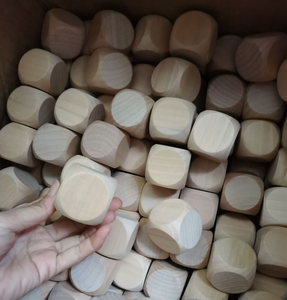 Tùy chỉnh cá nhân logo đầy đủ màu sắc UV in ấn gỗ xúc xắc Muti Kích thước Chất lượng cao sồi gỗ xúc xắc Top kết cấu tùy chỉnh xúc xắc - Product Image 4
