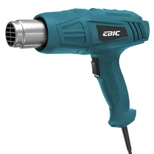 Ebic Oem 2000W Heat Gun Power Tools Hot Air Industriële Dual Temperatuur Elektrische Warmte Pistool Met Nozzle